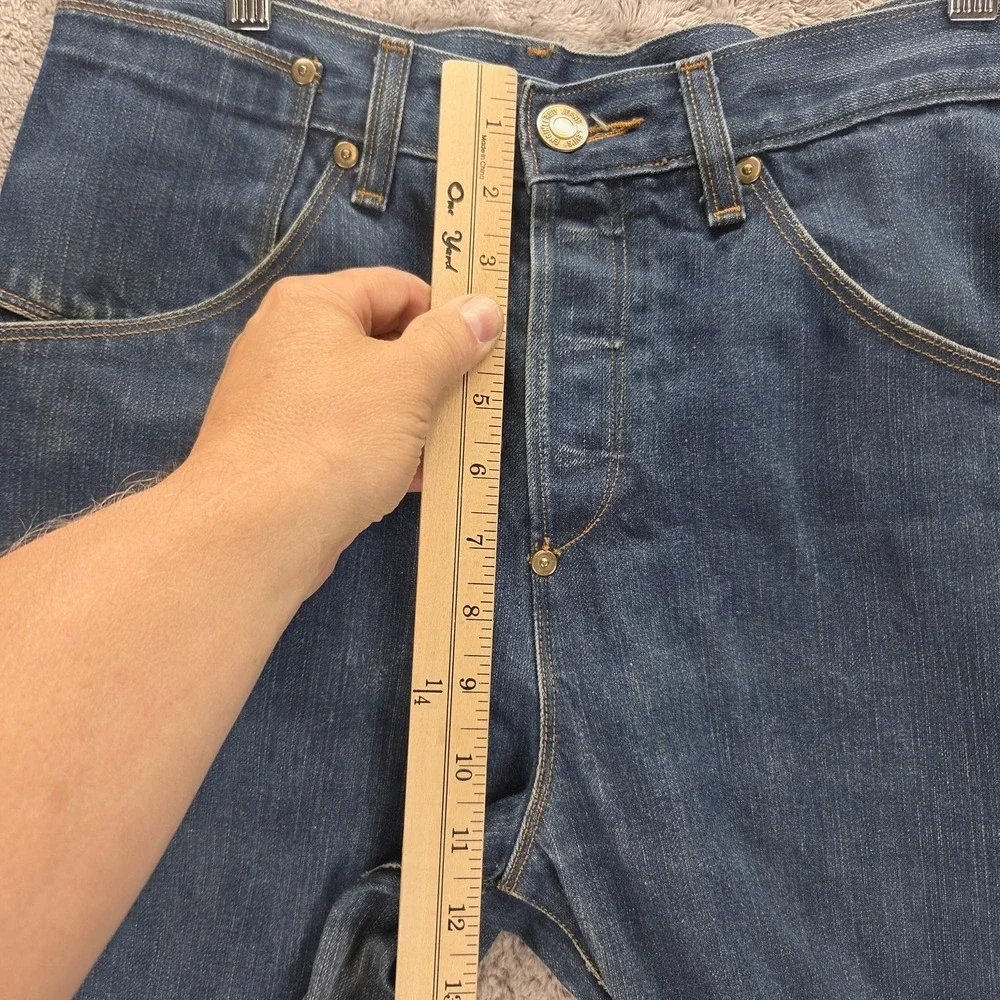 Vintage Levis Engineered Jeans Mens 32x34 Blue Twisted One Pocket Buckle Back